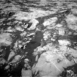 Nasa's Mars rover Curiosity acquired this image using its Left Navigation Camera on Sol 1215, at drive 166, site number 52