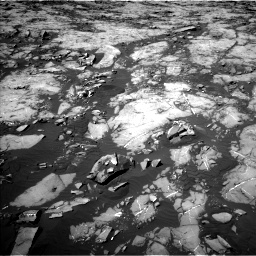 Nasa's Mars rover Curiosity acquired this image using its Left Navigation Camera on Sol 1215, at drive 178, site number 52