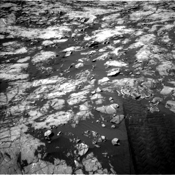 Nasa's Mars rover Curiosity acquired this image using its Left Navigation Camera on Sol 1215, at drive 202, site number 52