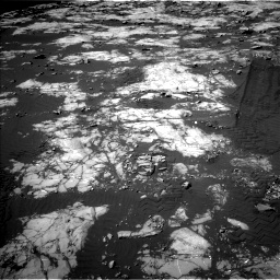 Nasa's Mars rover Curiosity acquired this image using its Left Navigation Camera on Sol 1215, at drive 238, site number 52