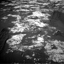 Nasa's Mars rover Curiosity acquired this image using its Left Navigation Camera on Sol 1215, at drive 244, site number 52