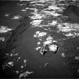 Nasa's Mars rover Curiosity acquired this image using its Left Navigation Camera on Sol 1215, at drive 262, site number 52