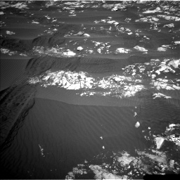 Nasa's Mars rover Curiosity acquired this image using its Left Navigation Camera on Sol 1215, at drive 352, site number 52