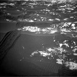 Nasa's Mars rover Curiosity acquired this image using its Left Navigation Camera on Sol 1215, at drive 358, site number 52