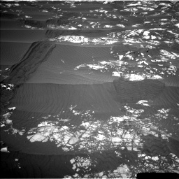 Nasa's Mars rover Curiosity acquired this image using its Left Navigation Camera on Sol 1215, at drive 370, site number 52