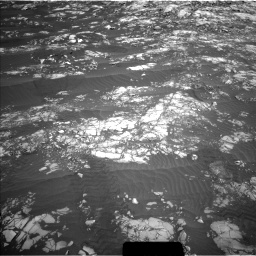 Nasa's Mars rover Curiosity acquired this image using its Left Navigation Camera on Sol 1215, at drive 388, site number 52