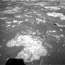 Nasa's Mars rover Curiosity acquired this image using its Left Navigation Camera on Sol 1215, at drive 424, site number 52