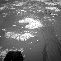 Nasa's Mars rover Curiosity acquired this image using its Left Navigation Camera on Sol 1215, at drive 436, site number 52