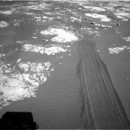 Nasa's Mars rover Curiosity acquired this image using its Left Navigation Camera on Sol 1215, at drive 448, site number 52