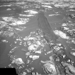 Nasa's Mars rover Curiosity acquired this image using its Left Navigation Camera on Sol 1215, at drive 472, site number 52