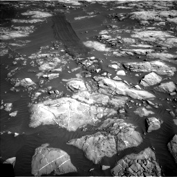 Nasa's Mars rover Curiosity acquired this image using its Left Navigation Camera on Sol 1215, at drive 490, site number 52