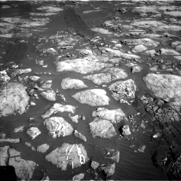 Nasa's Mars rover Curiosity acquired this image using its Left Navigation Camera on Sol 1215, at drive 502, site number 52