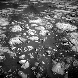 Nasa's Mars rover Curiosity acquired this image using its Left Navigation Camera on Sol 1215, at drive 514, site number 52