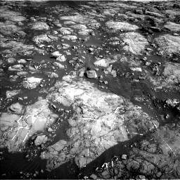 Nasa's Mars rover Curiosity acquired this image using its Left Navigation Camera on Sol 1215, at drive 532, site number 52