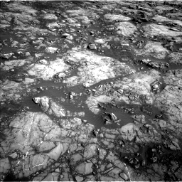 Nasa's Mars rover Curiosity acquired this image using its Left Navigation Camera on Sol 1215, at drive 544, site number 52