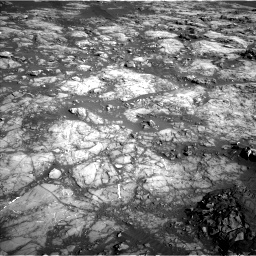 Nasa's Mars rover Curiosity acquired this image using its Left Navigation Camera on Sol 1215, at drive 556, site number 52
