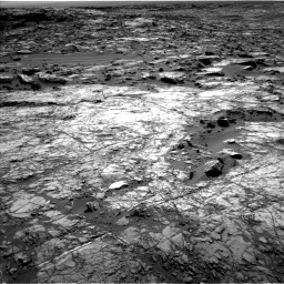 Nasa's Mars rover Curiosity acquired this image using its Left Navigation Camera on Sol 1215, at drive 592, site number 52