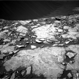Nasa's Mars rover Curiosity acquired this image using its Right Navigation Camera on Sol 1215, at drive 76, site number 52