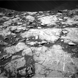 Nasa's Mars rover Curiosity acquired this image using its Right Navigation Camera on Sol 1215, at drive 88, site number 52