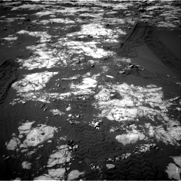 Nasa's Mars rover Curiosity acquired this image using its Right Navigation Camera on Sol 1215, at drive 250, site number 52