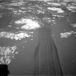 Nasa's Mars rover Curiosity acquired this image using its Right Navigation Camera on Sol 1215, at drive 442, site number 52