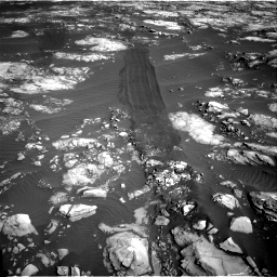 Nasa's Mars rover Curiosity acquired this image using its Right Navigation Camera on Sol 1215, at drive 472, site number 52