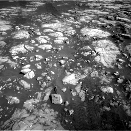 Nasa's Mars rover Curiosity acquired this image using its Right Navigation Camera on Sol 1215, at drive 520, site number 52