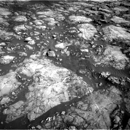 Nasa's Mars rover Curiosity acquired this image using its Right Navigation Camera on Sol 1215, at drive 532, site number 52