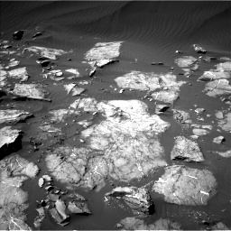 Nasa's Mars rover Curiosity acquired this image using its Left Navigation Camera on Sol 1216, at drive 632, site number 52