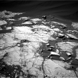 Nasa's Mars rover Curiosity acquired this image using its Left Navigation Camera on Sol 1216, at drive 650, site number 52