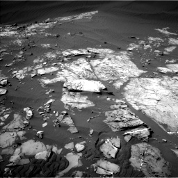 Nasa's Mars rover Curiosity acquired this image using its Left Navigation Camera on Sol 1216, at drive 698, site number 52