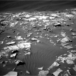 Nasa's Mars rover Curiosity acquired this image using its Left Navigation Camera on Sol 1216, at drive 728, site number 52