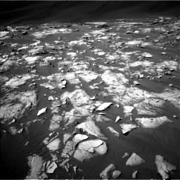 Nasa's Mars rover Curiosity acquired this image using its Left Navigation Camera on Sol 1216, at drive 758, site number 52