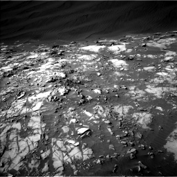 Nasa's Mars rover Curiosity acquired this image using its Left Navigation Camera on Sol 1216, at drive 782, site number 52