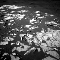 Nasa's Mars rover Curiosity acquired this image using its Left Navigation Camera on Sol 1216, at drive 878, site number 52