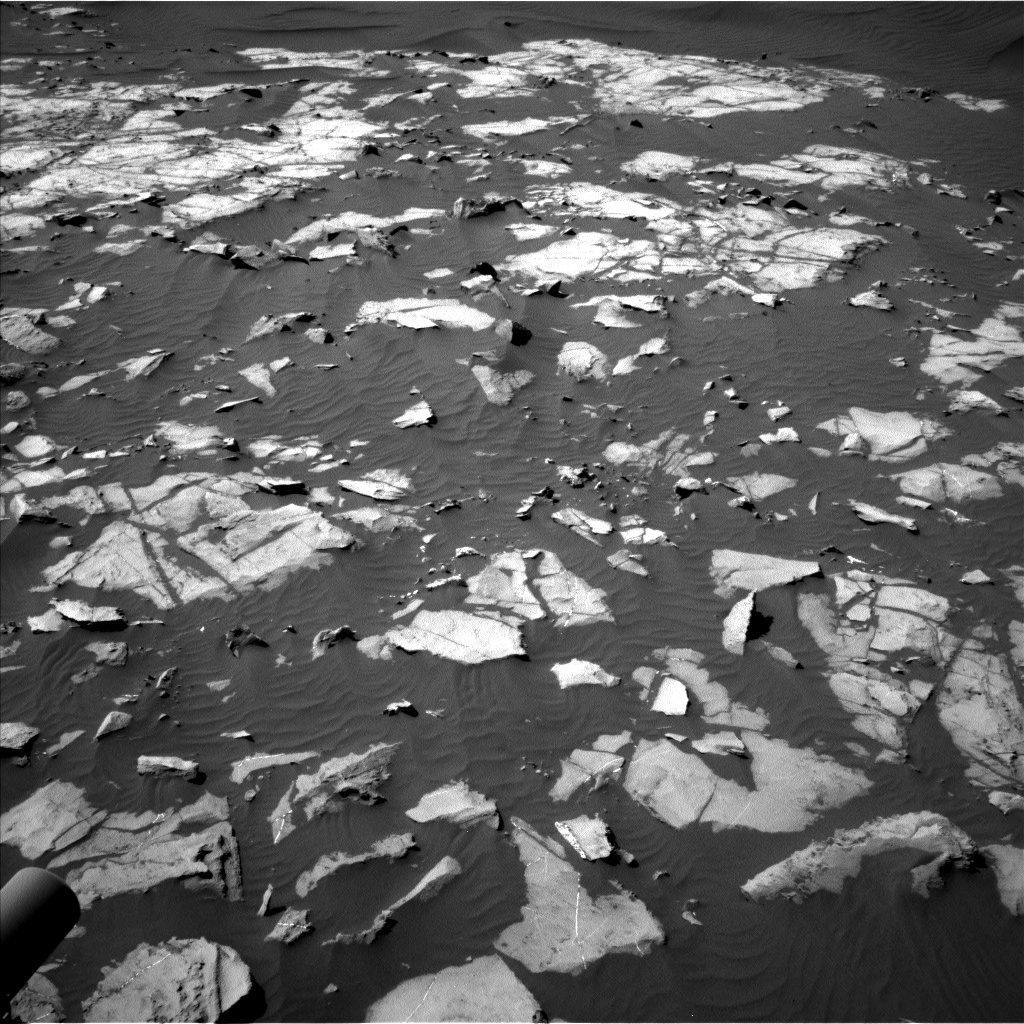 Nasa's Mars rover Curiosity acquired this image using its Left Navigation Camera on Sol 1216, at drive 878, site number 52