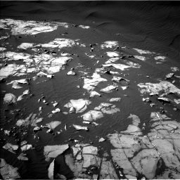 Nasa's Mars rover Curiosity acquired this image using its Left Navigation Camera on Sol 1216, at drive 884, site number 52