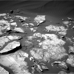 Nasa's Mars rover Curiosity acquired this image using its Right Navigation Camera on Sol 1216, at drive 638, site number 52