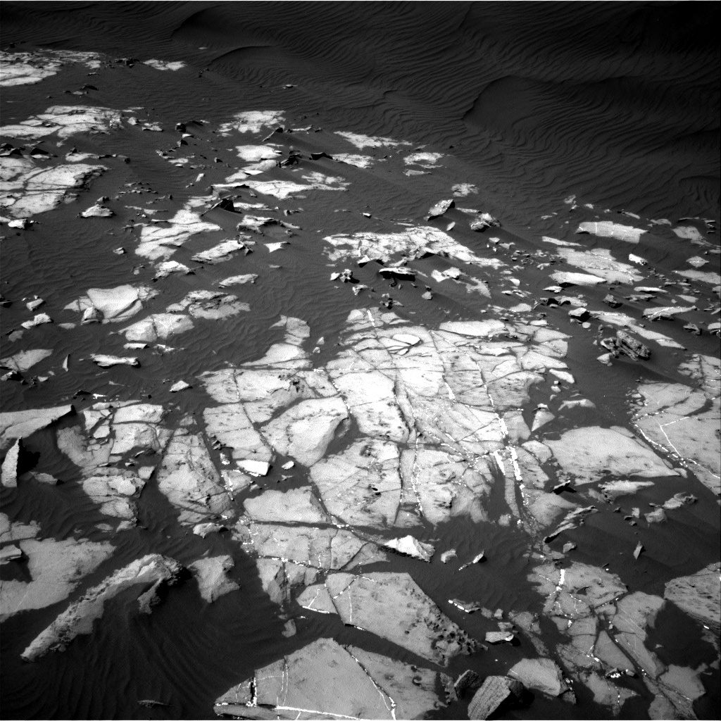 Nasa's Mars rover Curiosity acquired this image using its Right Navigation Camera on Sol 1216, at drive 878, site number 52