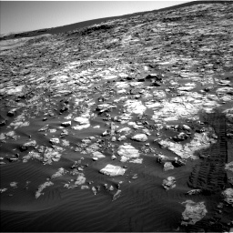Nasa's Mars rover Curiosity acquired this image using its Left Navigation Camera on Sol 1221, at drive 1038, site number 52