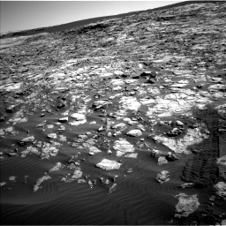 Nasa's Mars rover Curiosity acquired this image using its Left Navigation Camera on Sol 1221, at drive 1044, site number 52