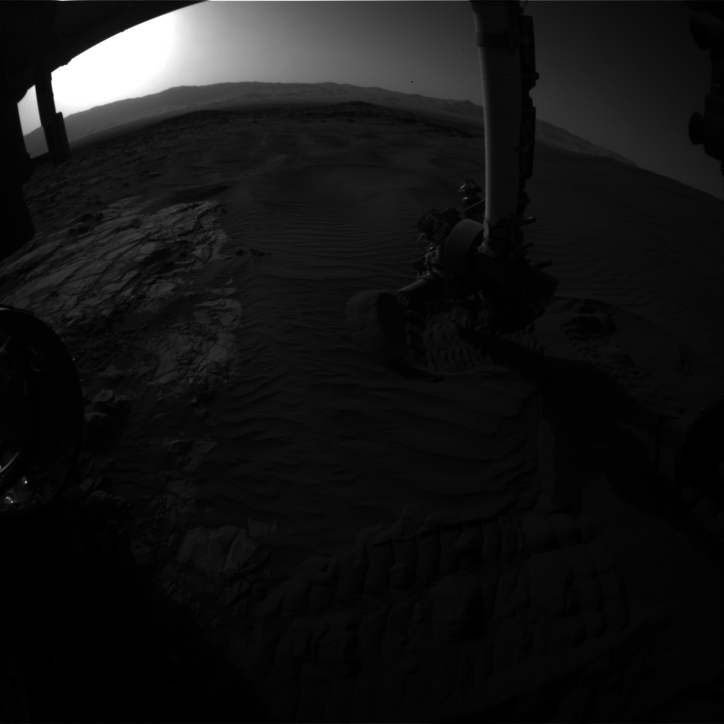 Nasa's Mars rover Curiosity acquired this image using its Front Hazard Avoidance Camera (Front Hazcam) on Sol 1223, at drive 1162, site number 52