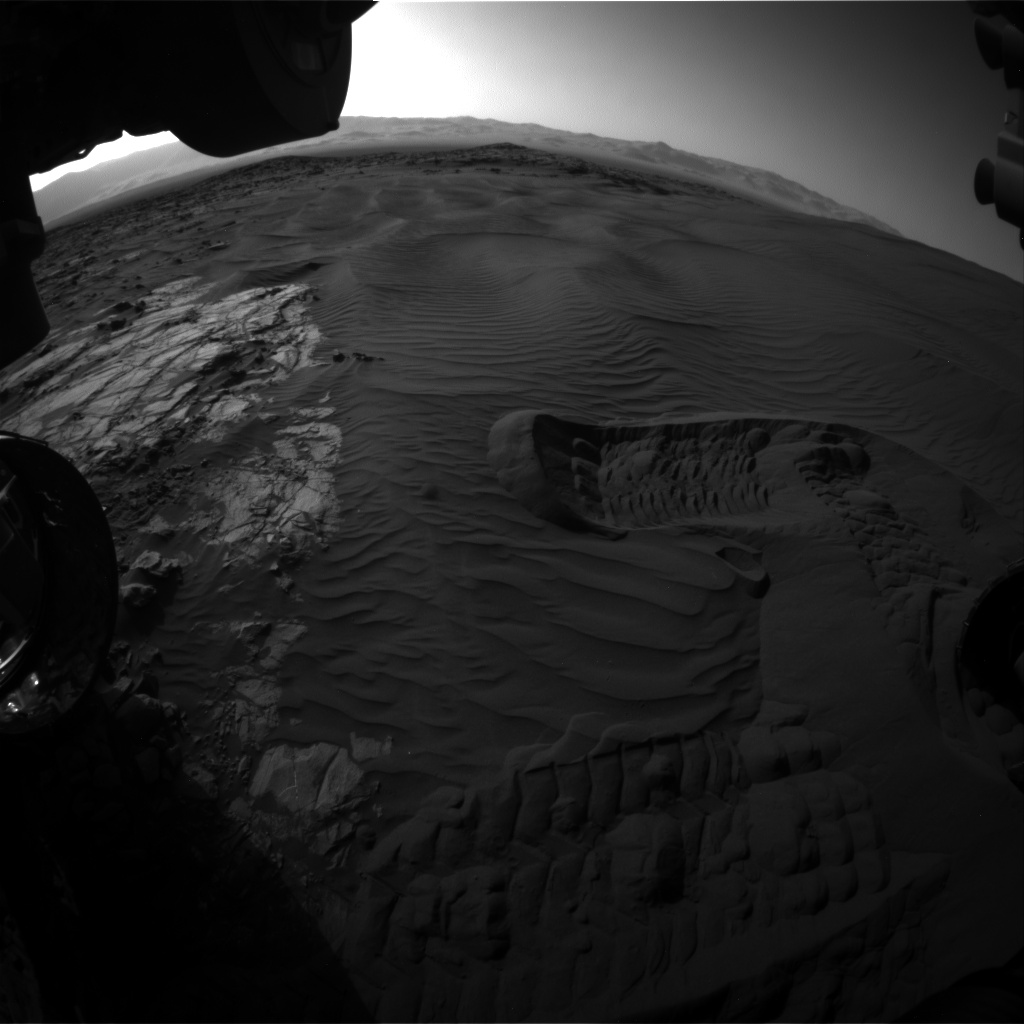 Nasa's Mars rover Curiosity acquired this image using its Front Hazard Avoidance Camera (Front Hazcam) on Sol 1224, at drive 1162, site number 52