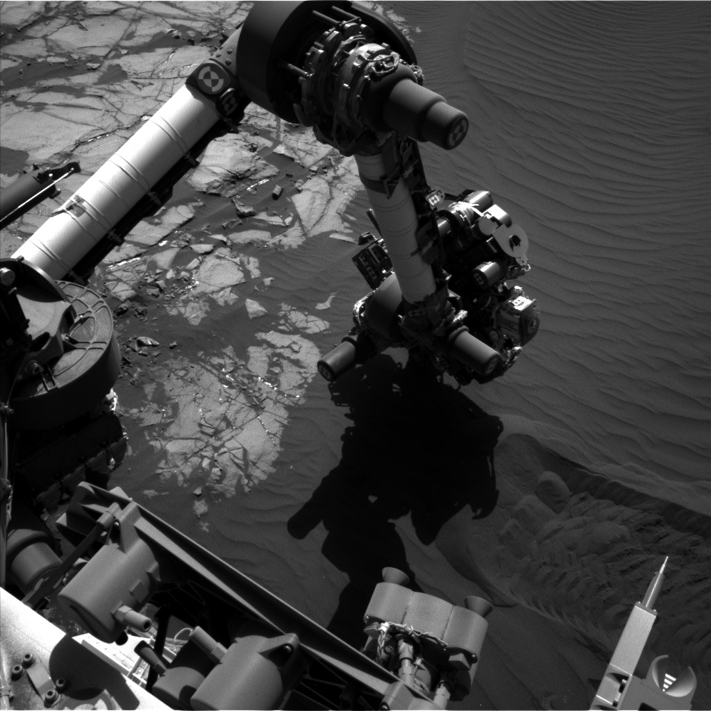 Nasa's Mars rover Curiosity acquired this image using its Left Navigation Camera on Sol 1228, at drive 1162, site number 52