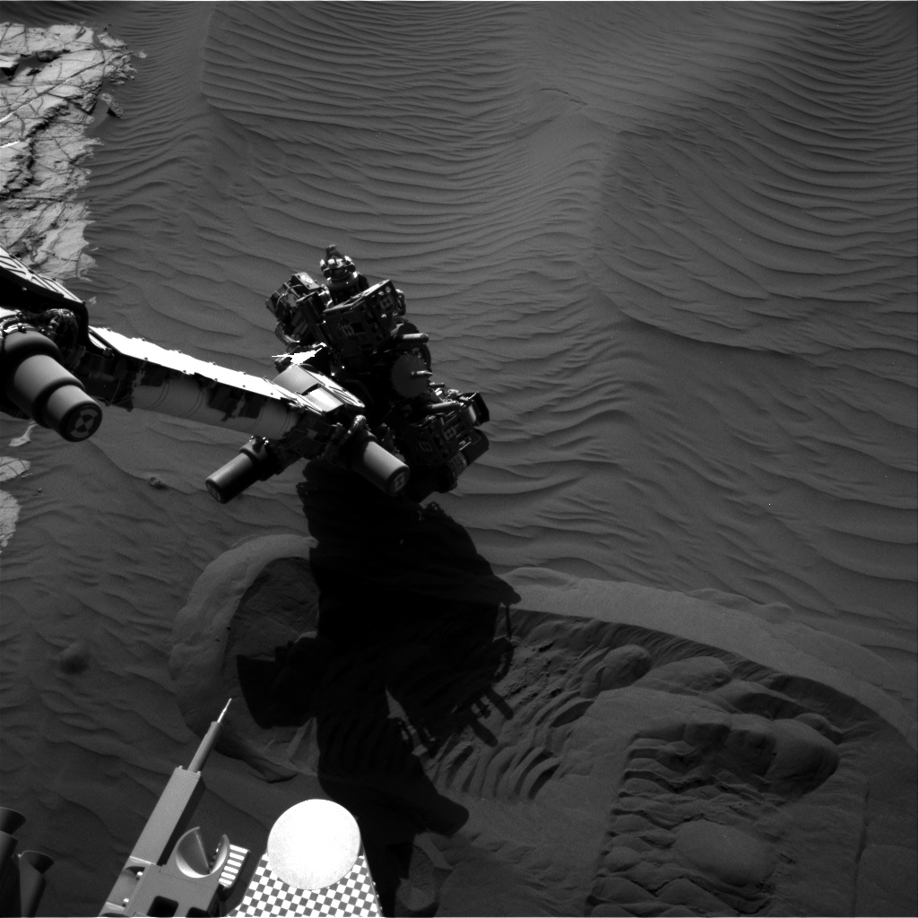 Nasa's Mars rover Curiosity acquired this image using its Right Navigation Camera on Sol 1231, at drive 1162, site number 52