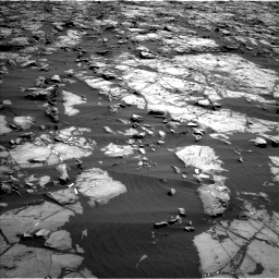 Nasa's Mars rover Curiosity acquired this image using its Left Navigation Camera on Sol 1243, at drive 1168, site number 52