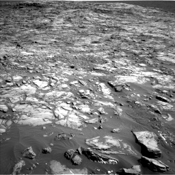 Nasa's Mars rover Curiosity acquired this image using its Left Navigation Camera on Sol 1243, at drive 1282, site number 52