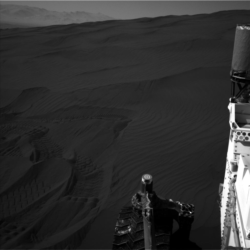 Nasa's Mars rover Curiosity acquired this image using its Left Navigation Camera on Sol 1243, at drive 1312, site number 52
