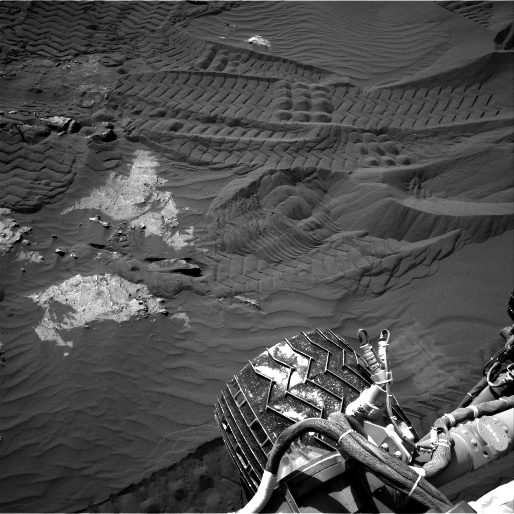 Nasa's Mars rover Curiosity acquired this image using its Right Navigation Camera on Sol 1243, at drive 1312, site number 52