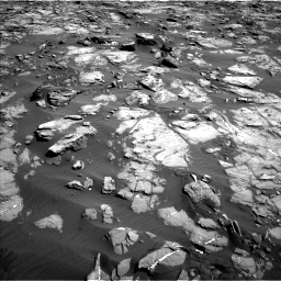 Nasa's Mars rover Curiosity acquired this image using its Left Navigation Camera on Sol 1244, at drive 1318, site number 52